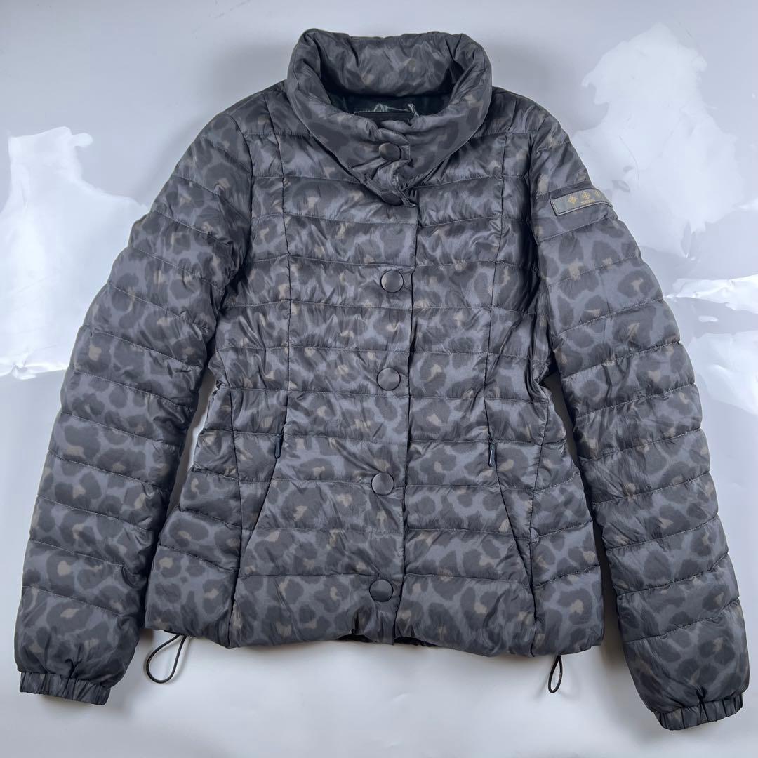 【極美品】TATRAS DRENA ダウンジャケット M レオパード 収納袋付き