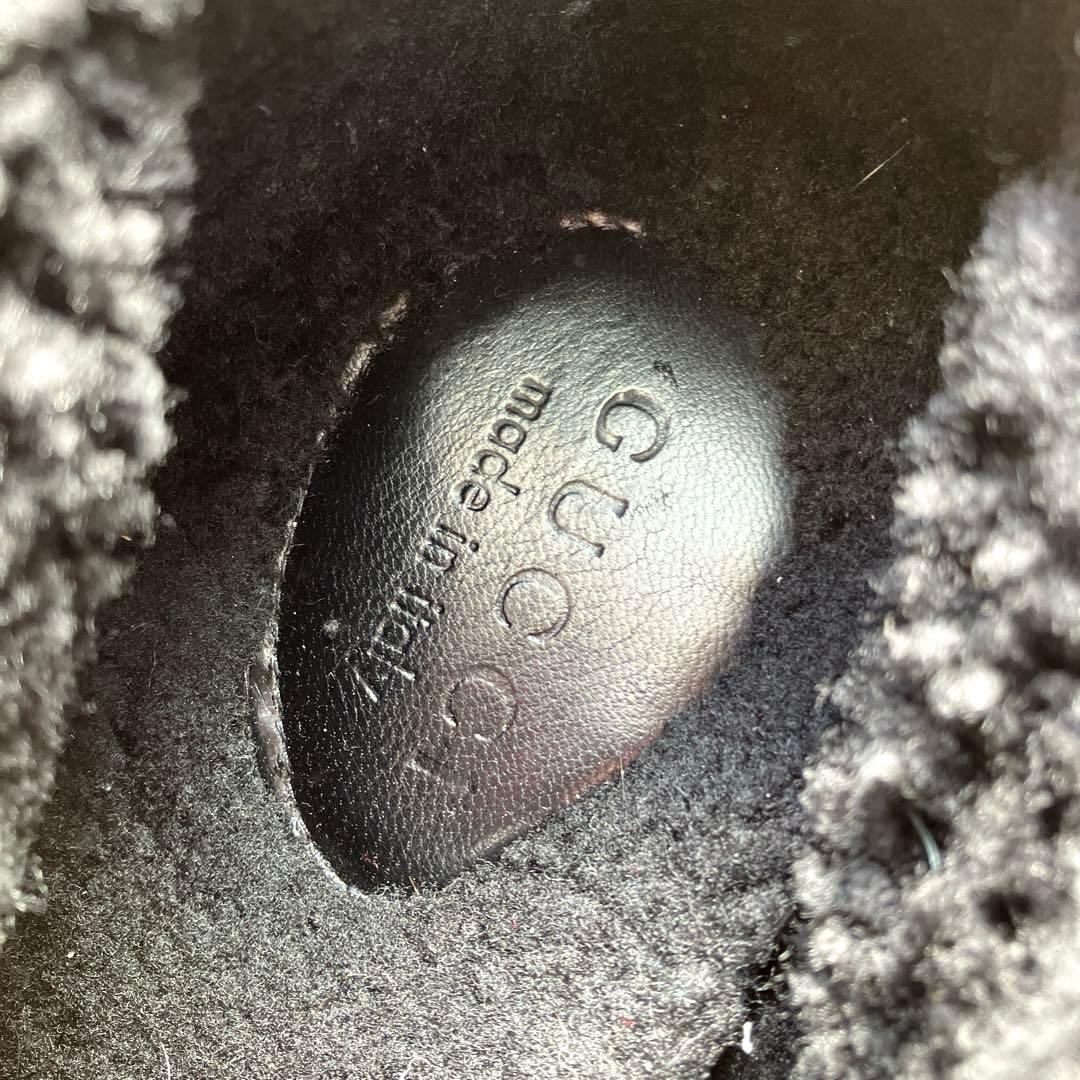 な*か様 Gucci グッチ スニーカー ムートン ハイカット スエード シェリ