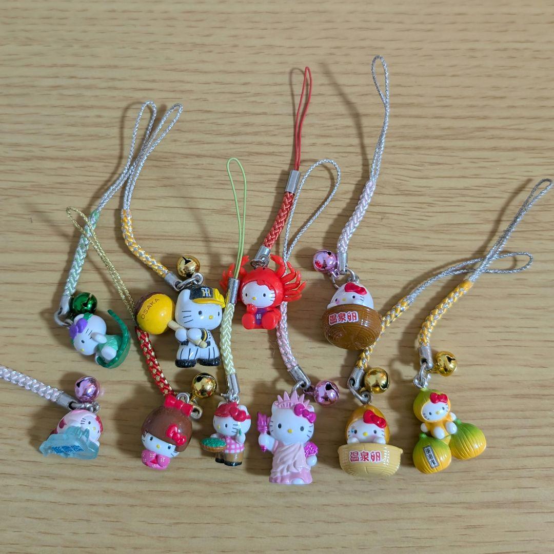 ハローキティ ご当地根付 58個セット（バラ売り不可）