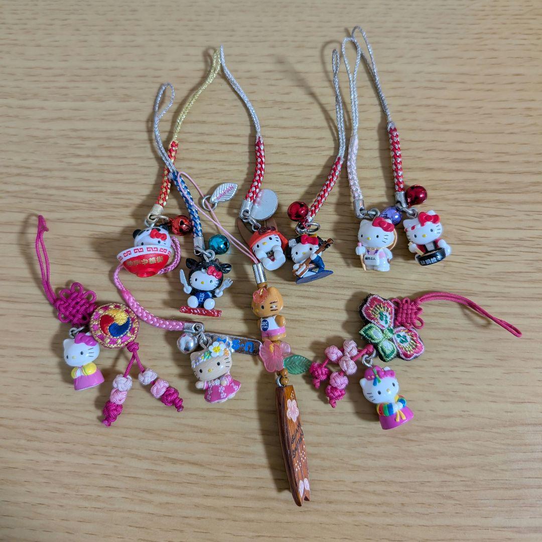 ハローキティ ご当地根付 58個セット（バラ売り不可）