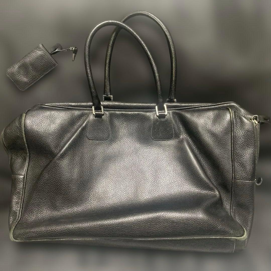 JIL SANDER ビジネスバッグ 黒 レザー