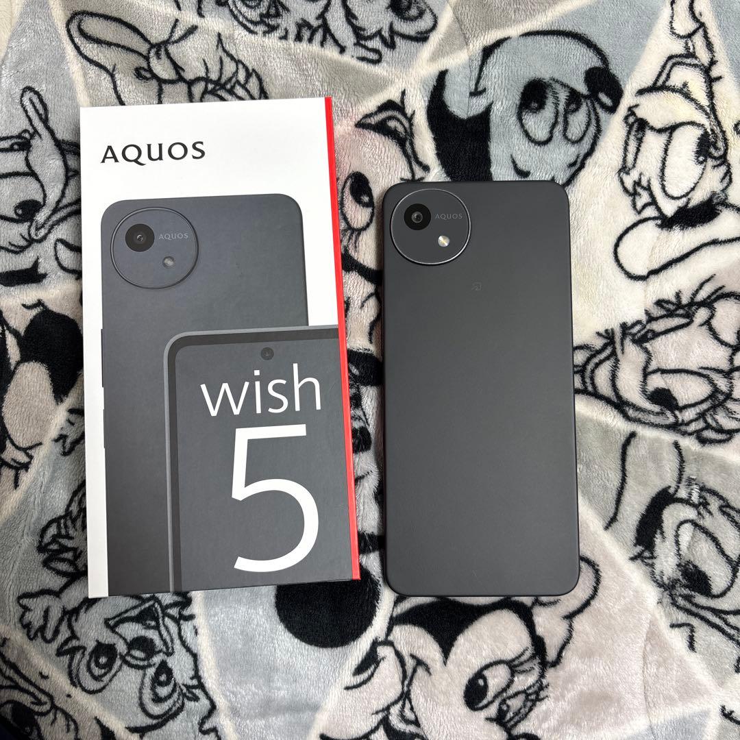 AQUOS wish 5 ブラック