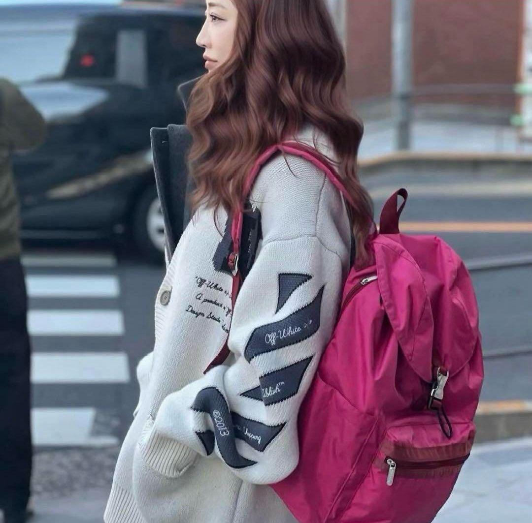 LeSportsac×神崎恵 コラボ バックパック リュック ピンクピーコック