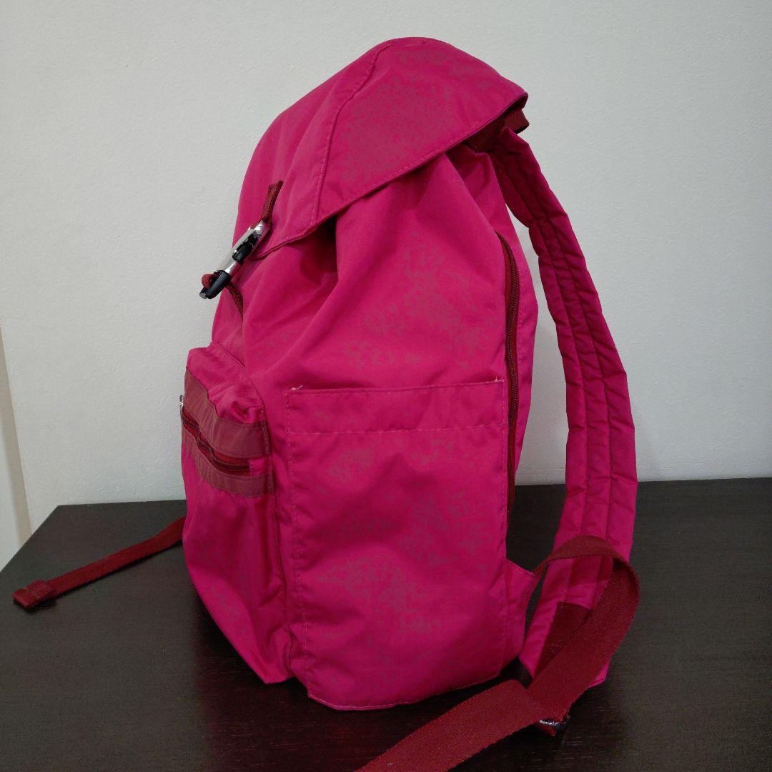 LeSportsac×神崎恵 コラボ バックパック リュック ピンクピーコック