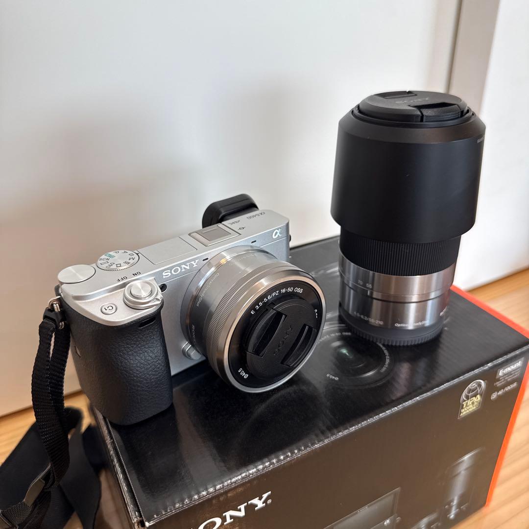 SONY α6400 ミラーレスカメラ 2レンズ付き