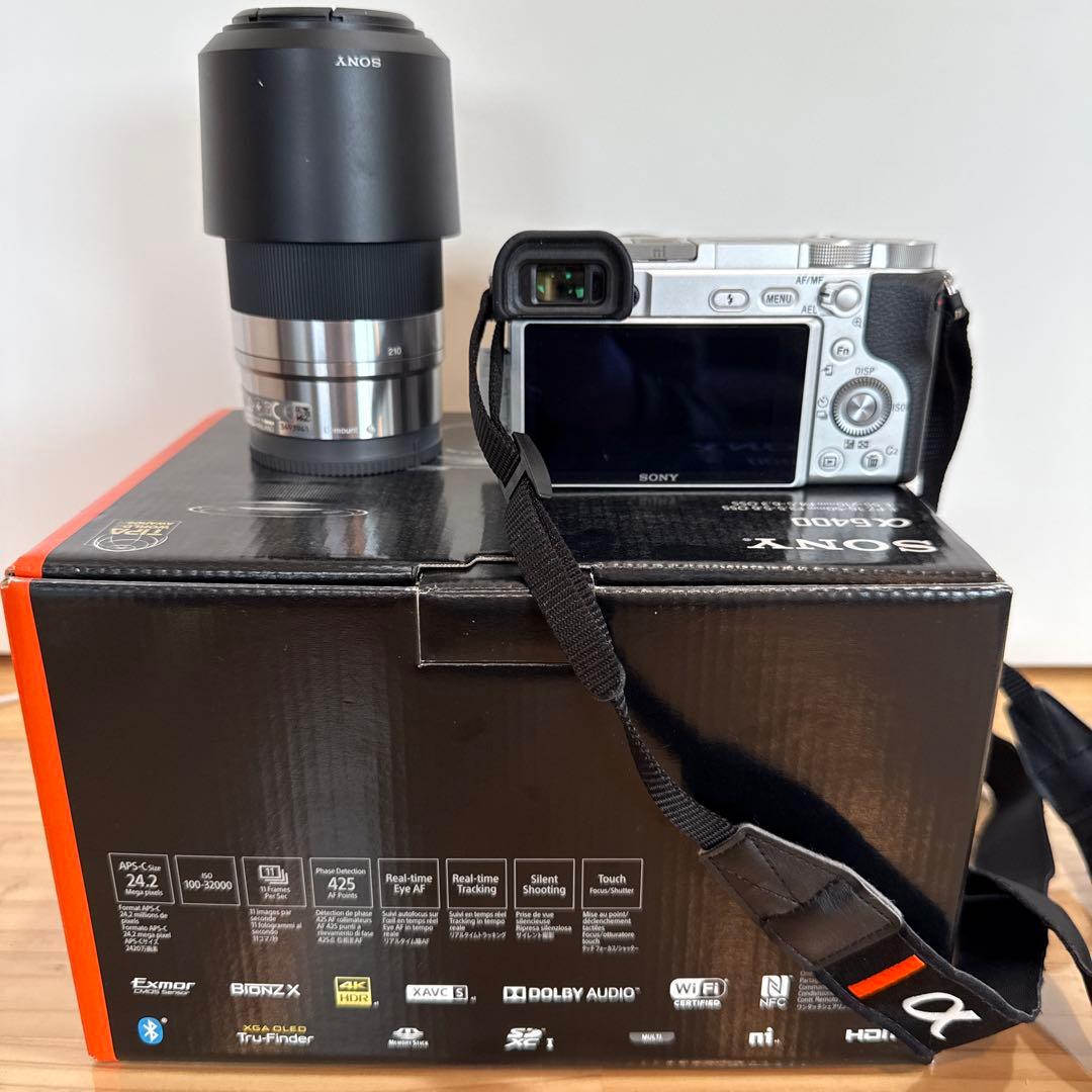 SONY α6400 ミラーレスカメラ 2レンズ付き