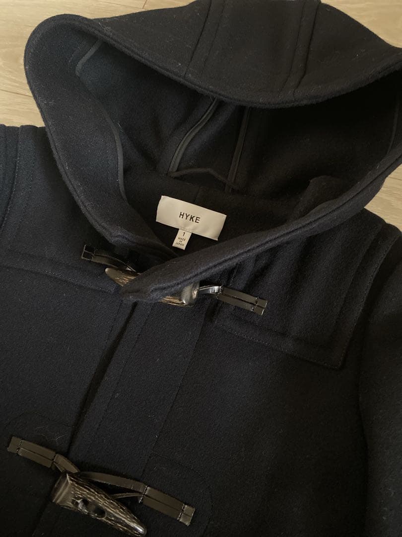 お値下げ可能❤️ HYKE ダッフルコート　サイズ1 ダークネイビー