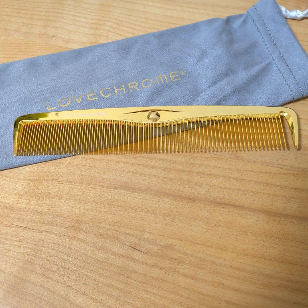 ラブクロム K24GPスタイリングコーム ゴールド　くし　ブラシ