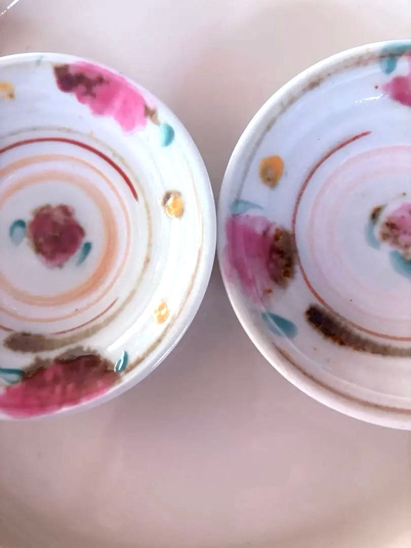 伊藤聡信さん　小皿　花柄2枚セット　即日発送