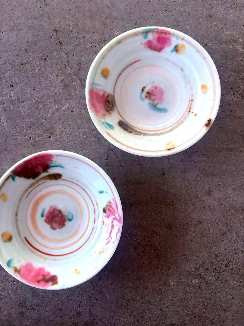 伊藤聡信さん　小皿　花柄2枚セット　即日発送