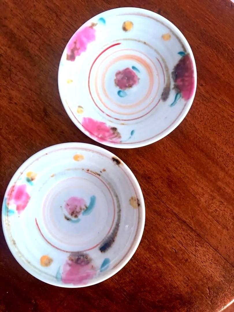 伊藤聡信さん　小皿　花柄2枚セット　即日発送