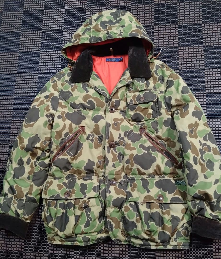 【yyt】 ポロラルフローレン ハンティング ダウンジャケット 迷彩 M