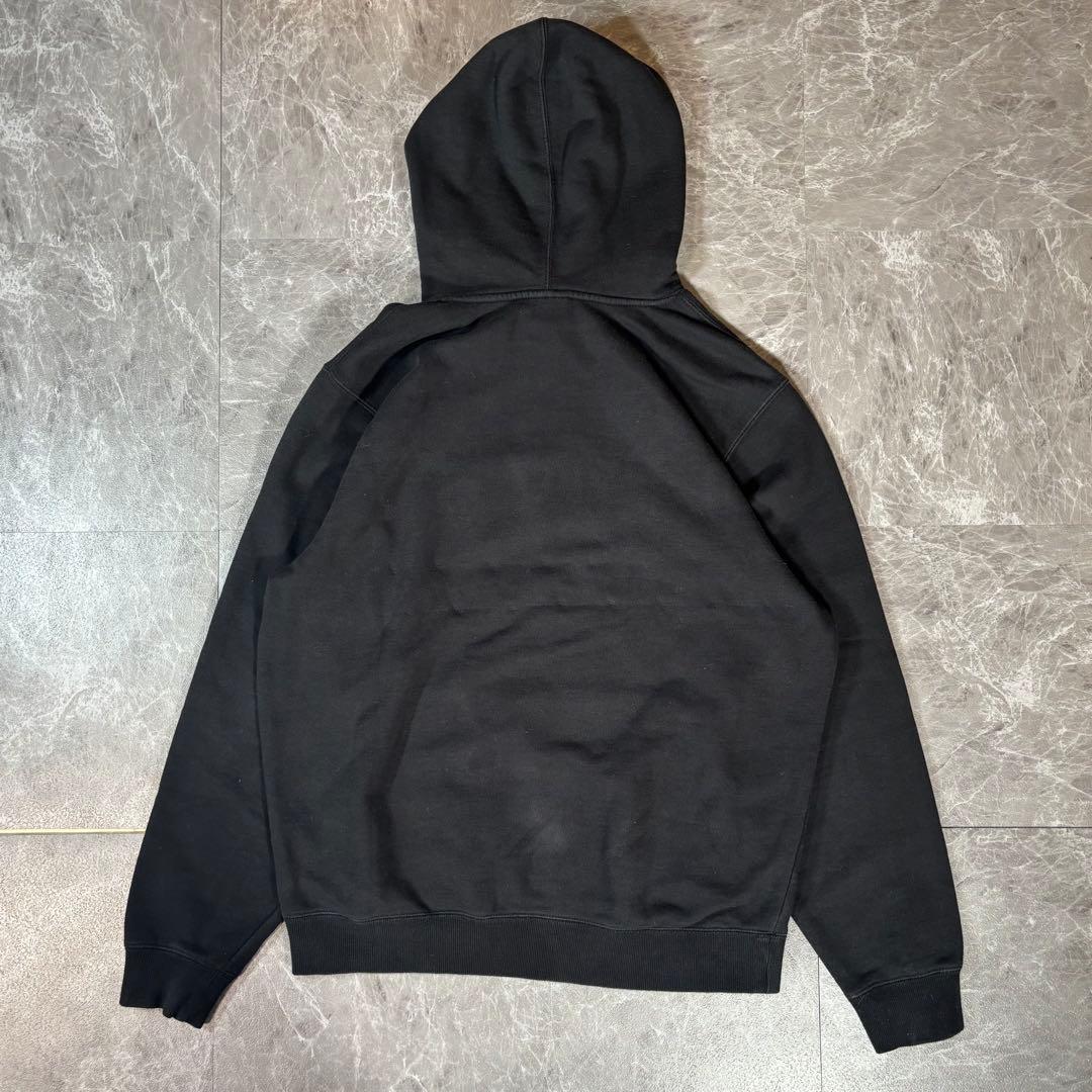 ✨人気✨ステューシー STUSSY パーカー アーチロゴ【L】裏起毛 ブラック