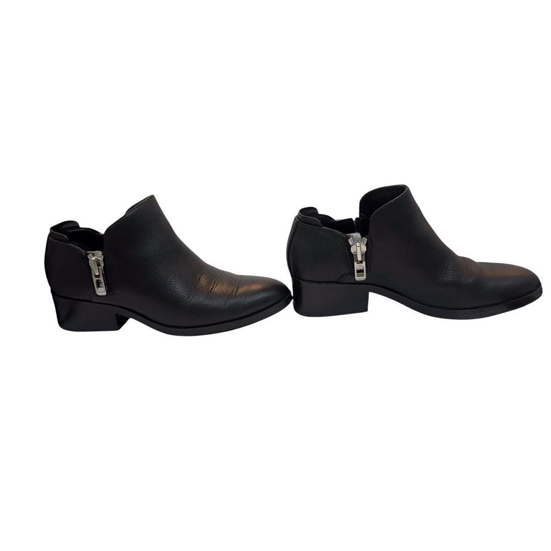 ユ*。様 3.1 Phillip Lim ジップ アンクル ブーツ レザー ブラ