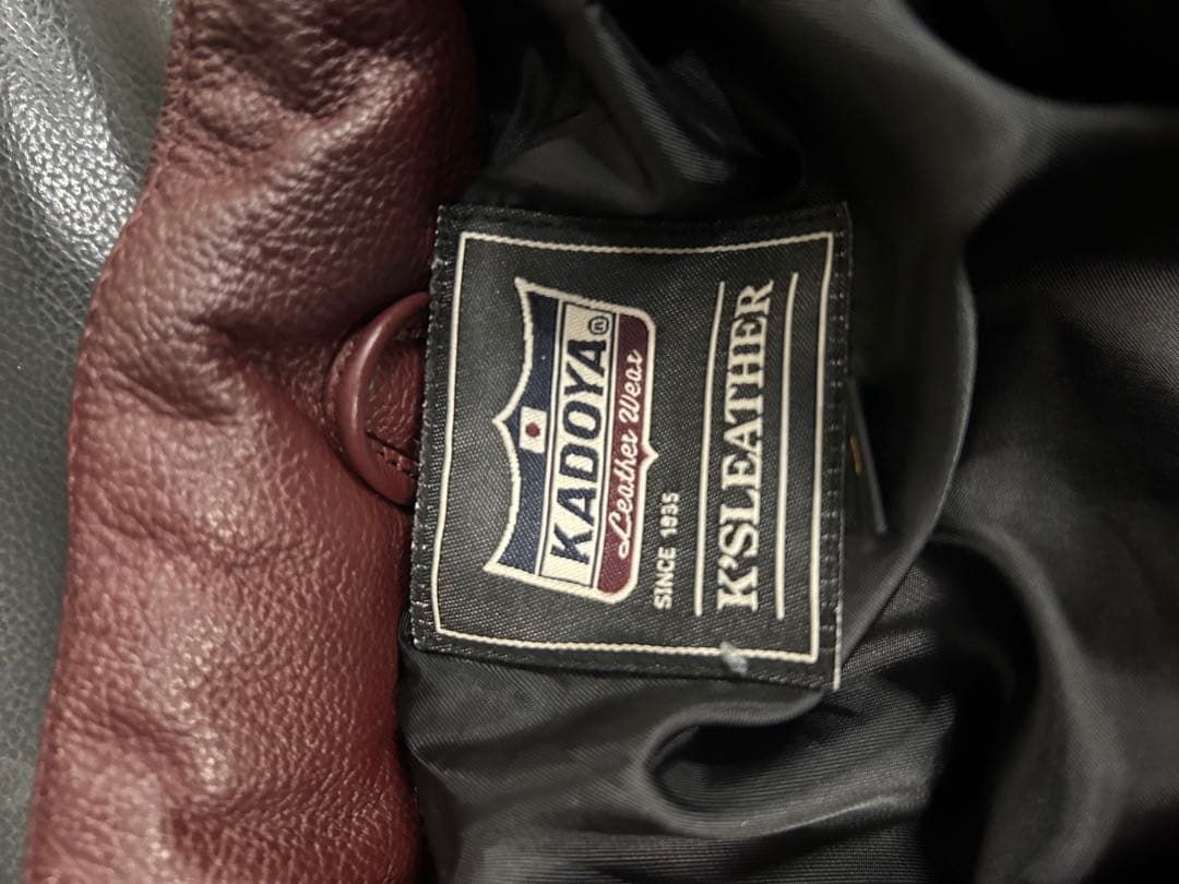 kadoya レザーダウンジャケット