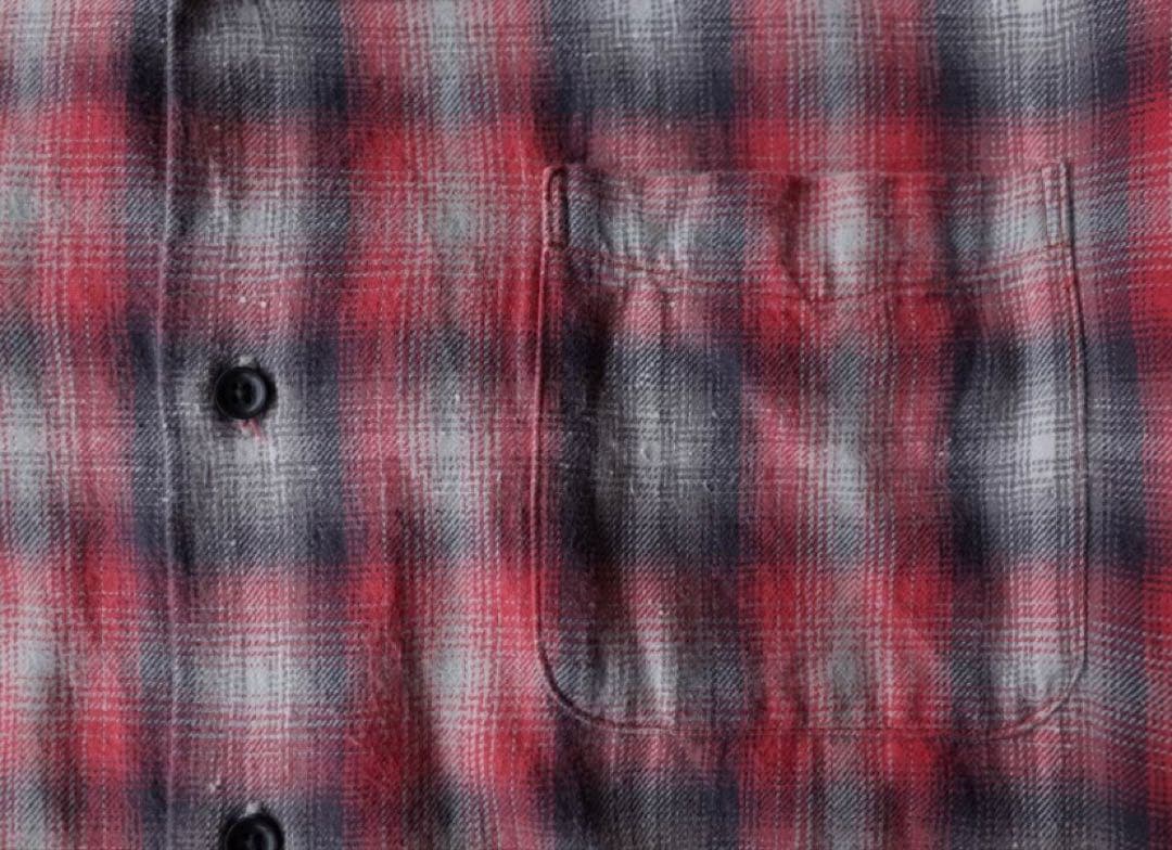 トップス MINEDENIM V.Nep Check Flannel SH Size2