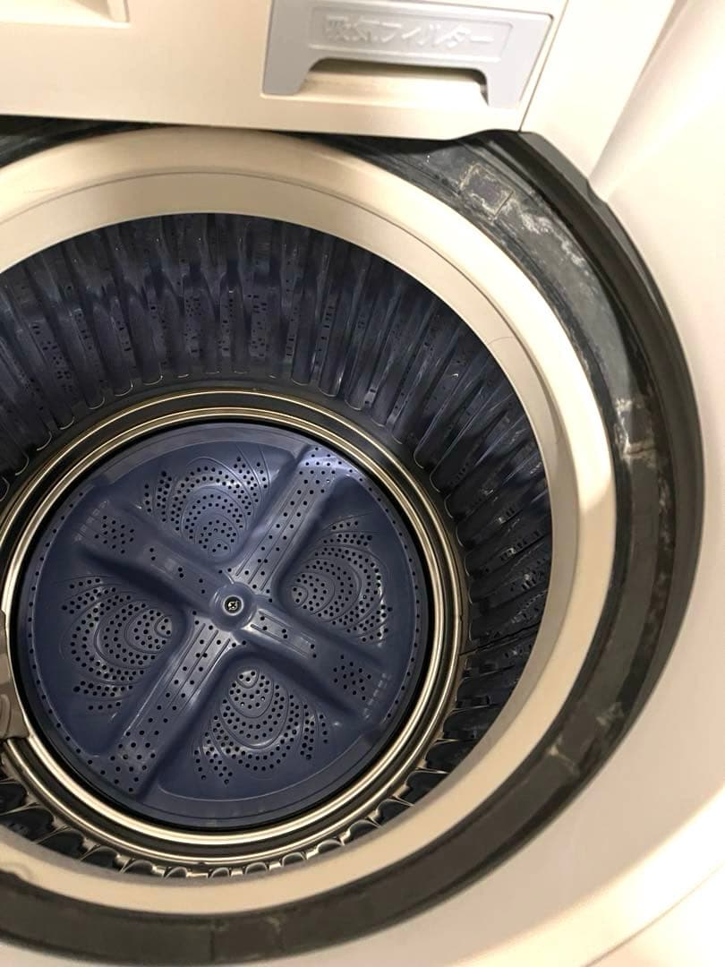 送料込　SHARP 8kg 縦型　全自動洗濯機 乾燥機能付　本体　2012年製