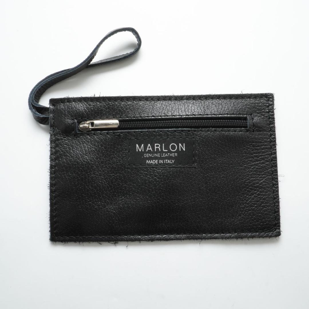 MARLON FIRENZE 2wayスタッズレザーバッグ ブラック@KH50