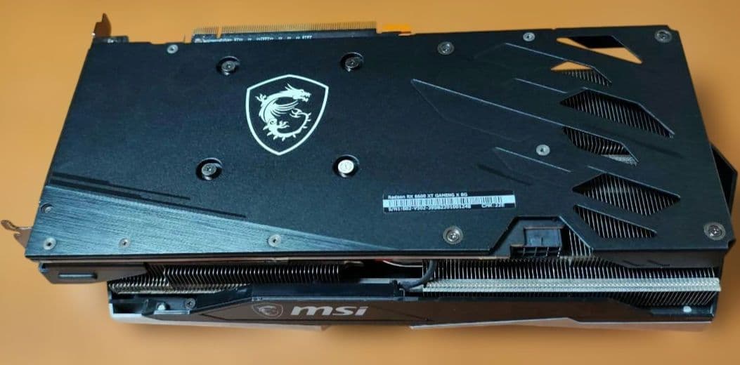 MSI Radeon RX 6600 XT GAMING X 8G 正常動作品