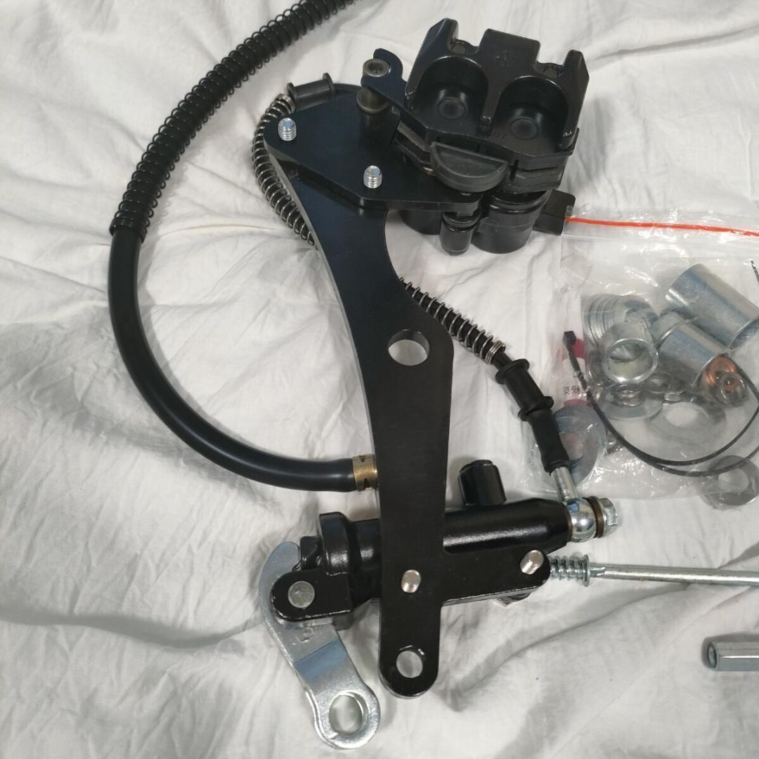 ドラムブレーキリアブレーキディスク化キット YBR125 GN125 GB250