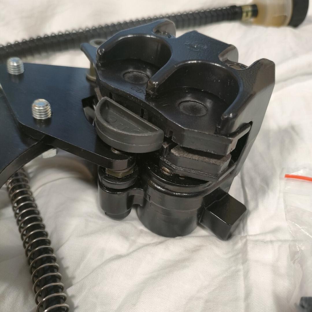 ドラムブレーキリアブレーキディスク化キット YBR125 GN125 GB250