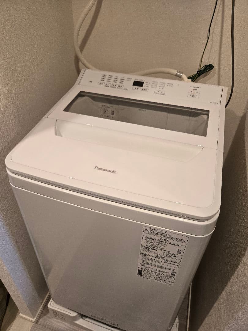 Panasonic NA-FA80H9 縦型洗濯機 8kg ホワイト