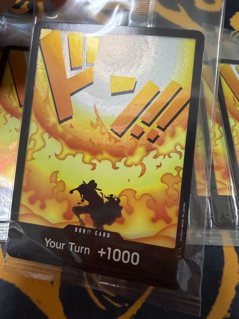 【未開封】10枚セット ワンピースカード エース ドンカード 海外限定