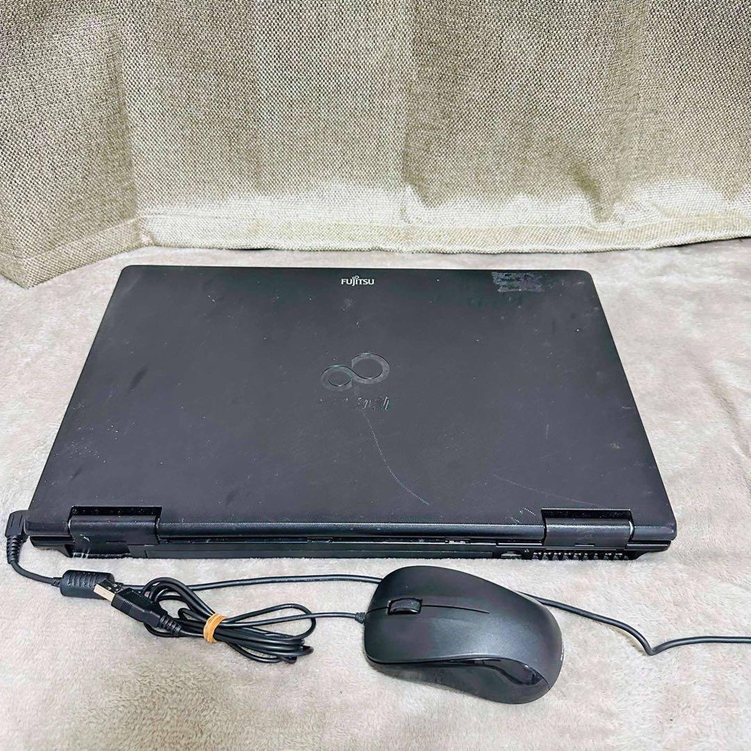 S55 FujitsuノートパソコンSSD高速 Windows11オフィス付き