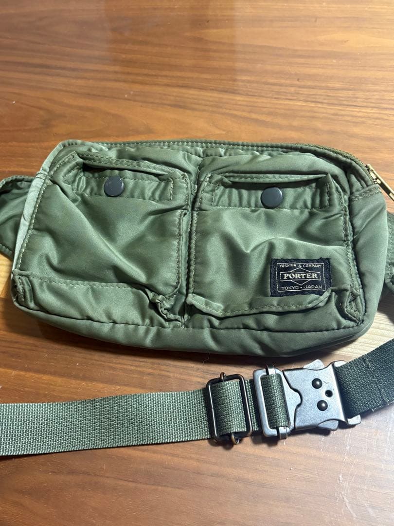 PORTER タンカー ボディバッグ オリーブ