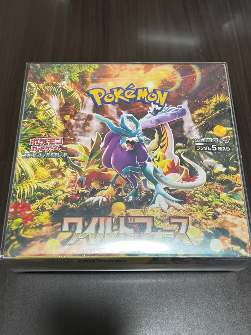 ポケモンカードBOX 4BOX シュリンク　ケース付き
