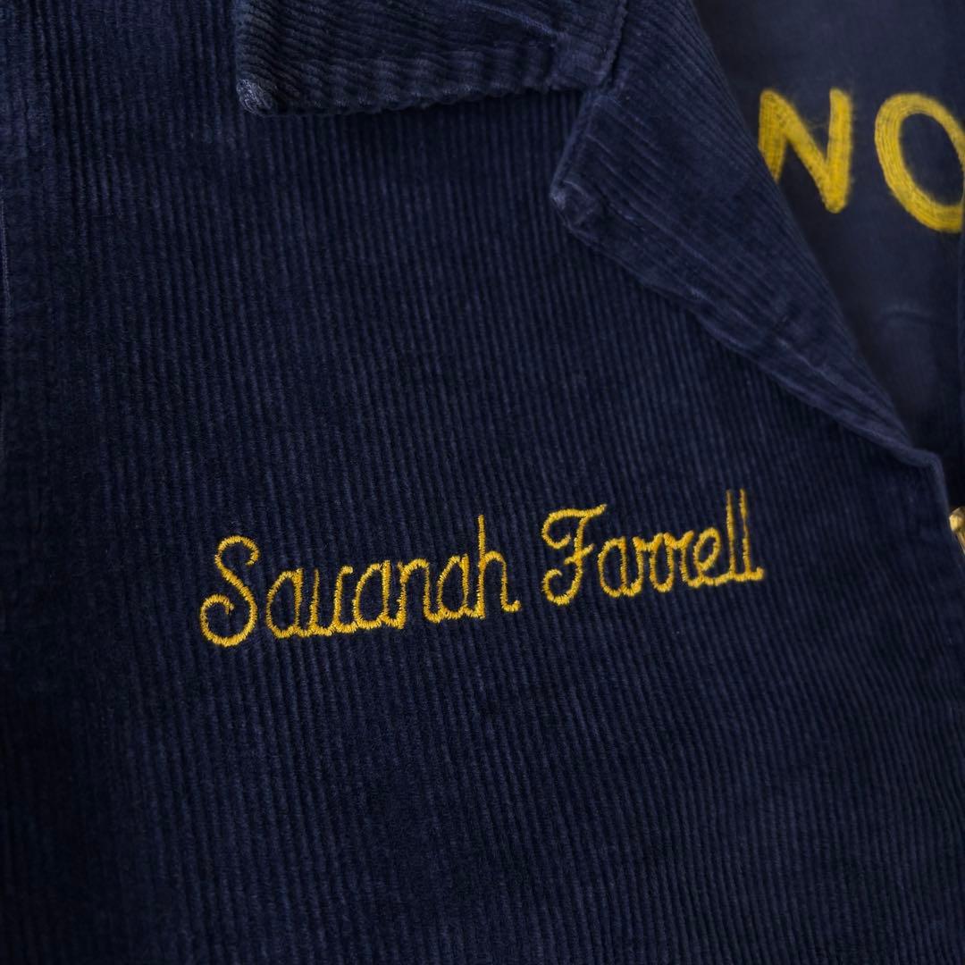 FFAジャケット　ファーマーズジャケット　サイズ36　ネイビー　コーデュロイ