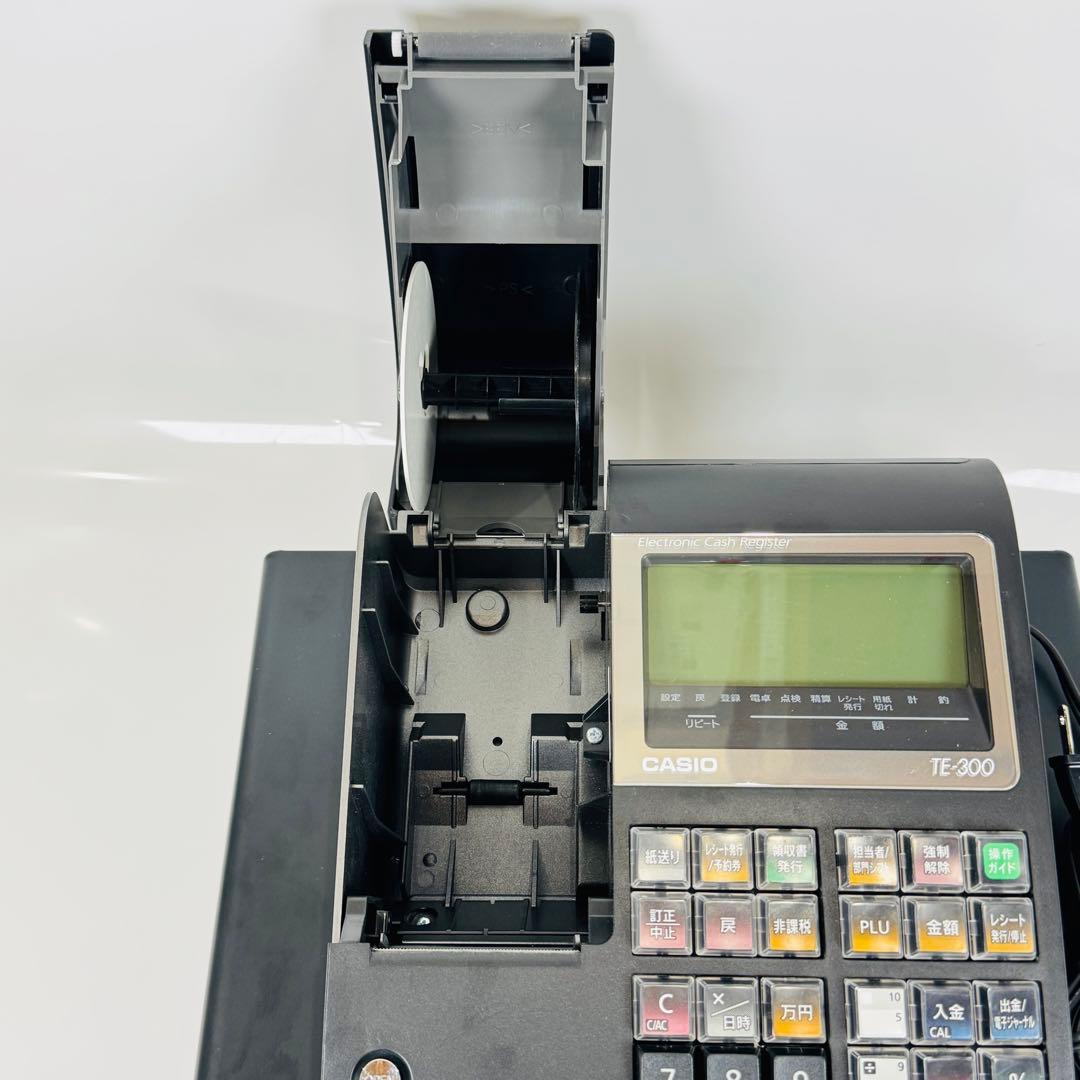 【極美品】CASIO TE-300 電子レジスター ドロア分離型