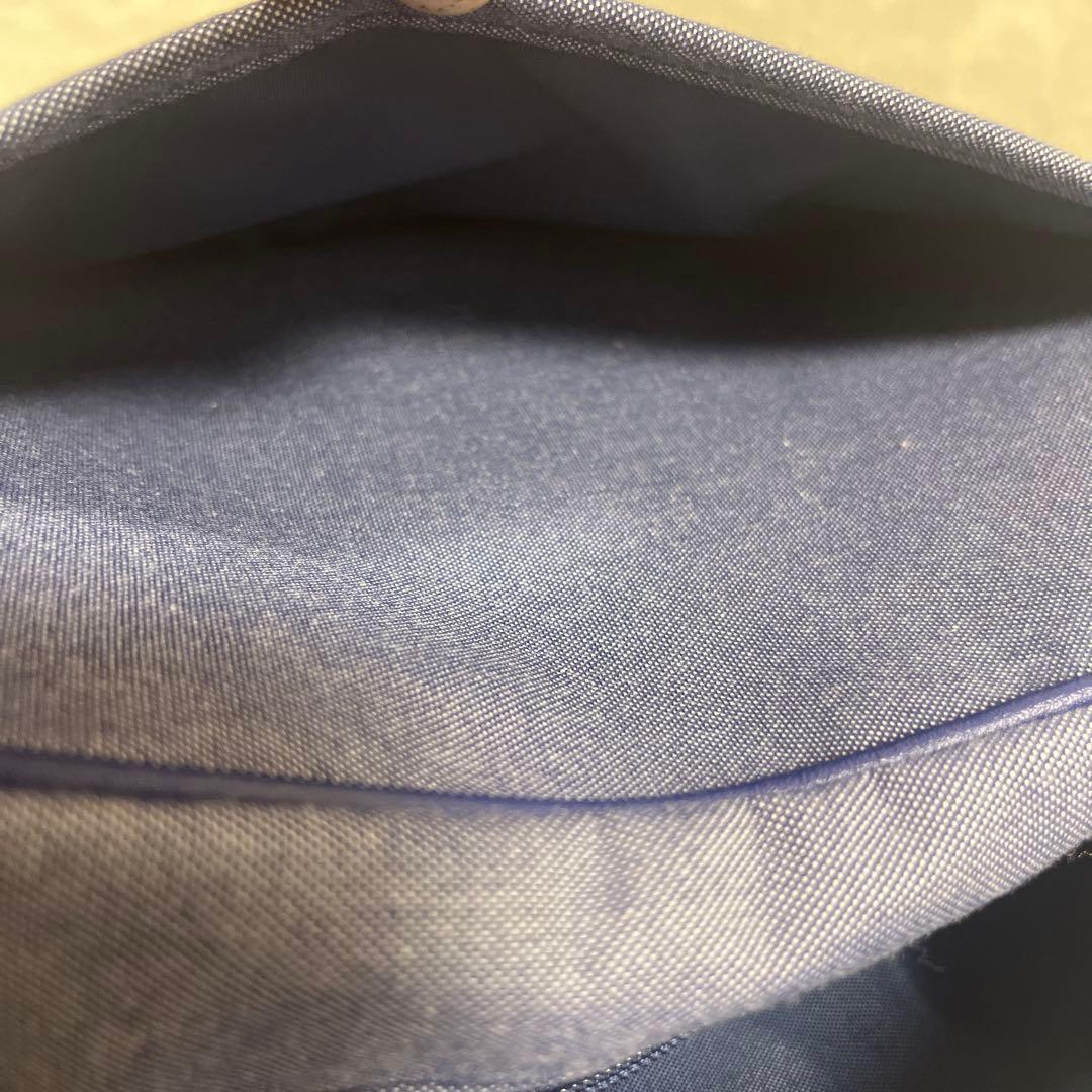 ファミリア 幼稚園　ショルダーバッグ　刺繍　デニム　美品　今季