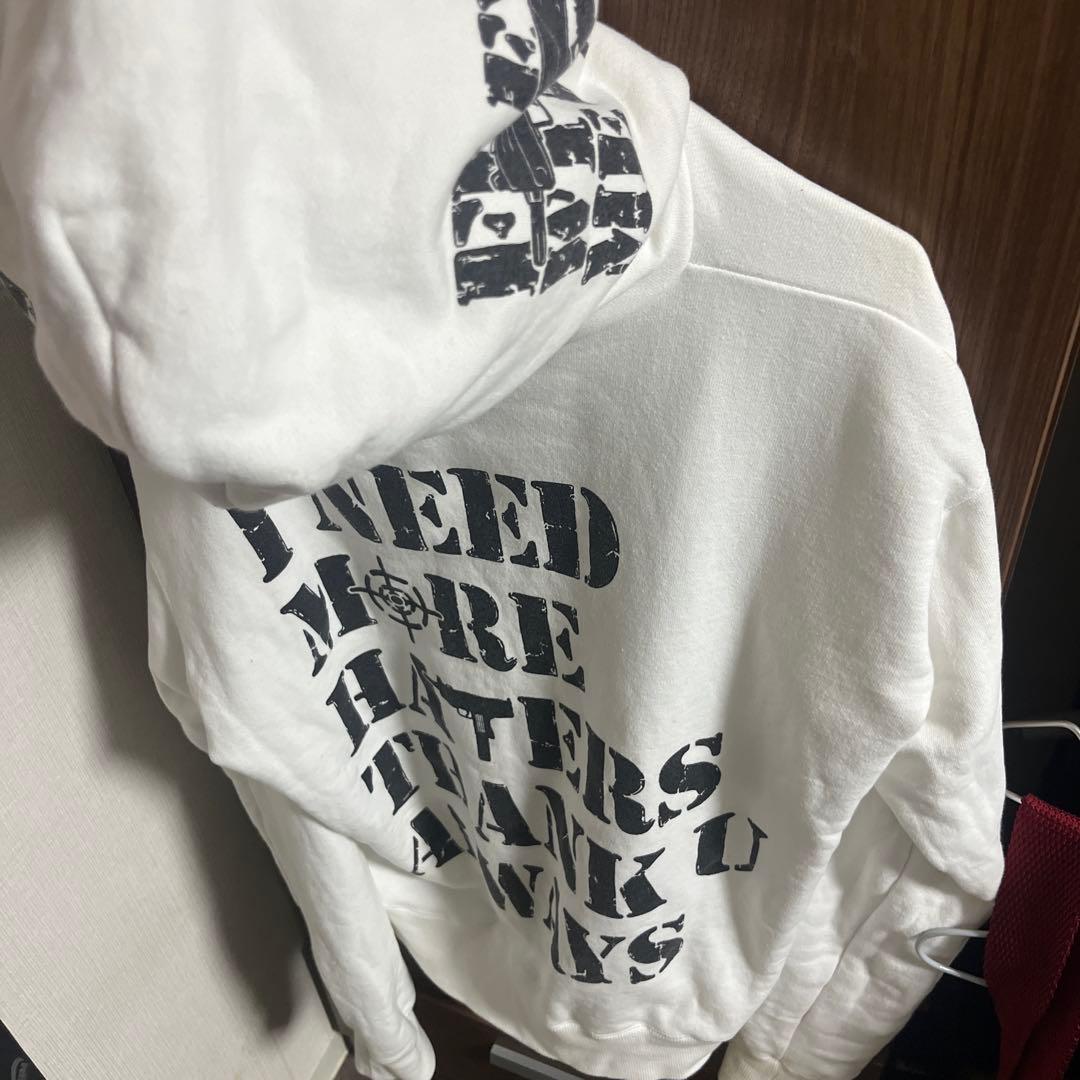 flexwitme パーカーホワイトL