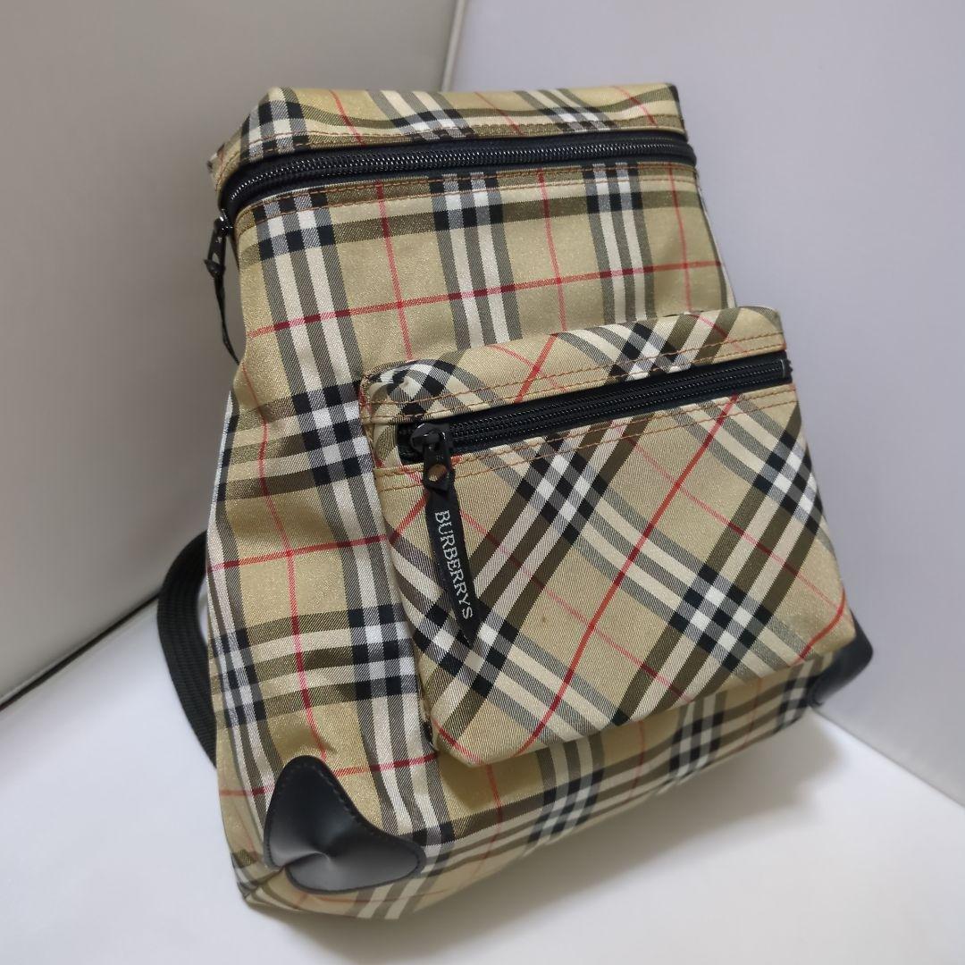 BURBERRYS バーバリーズ 全面英国チェック　リユックサック　ヴィンテージ