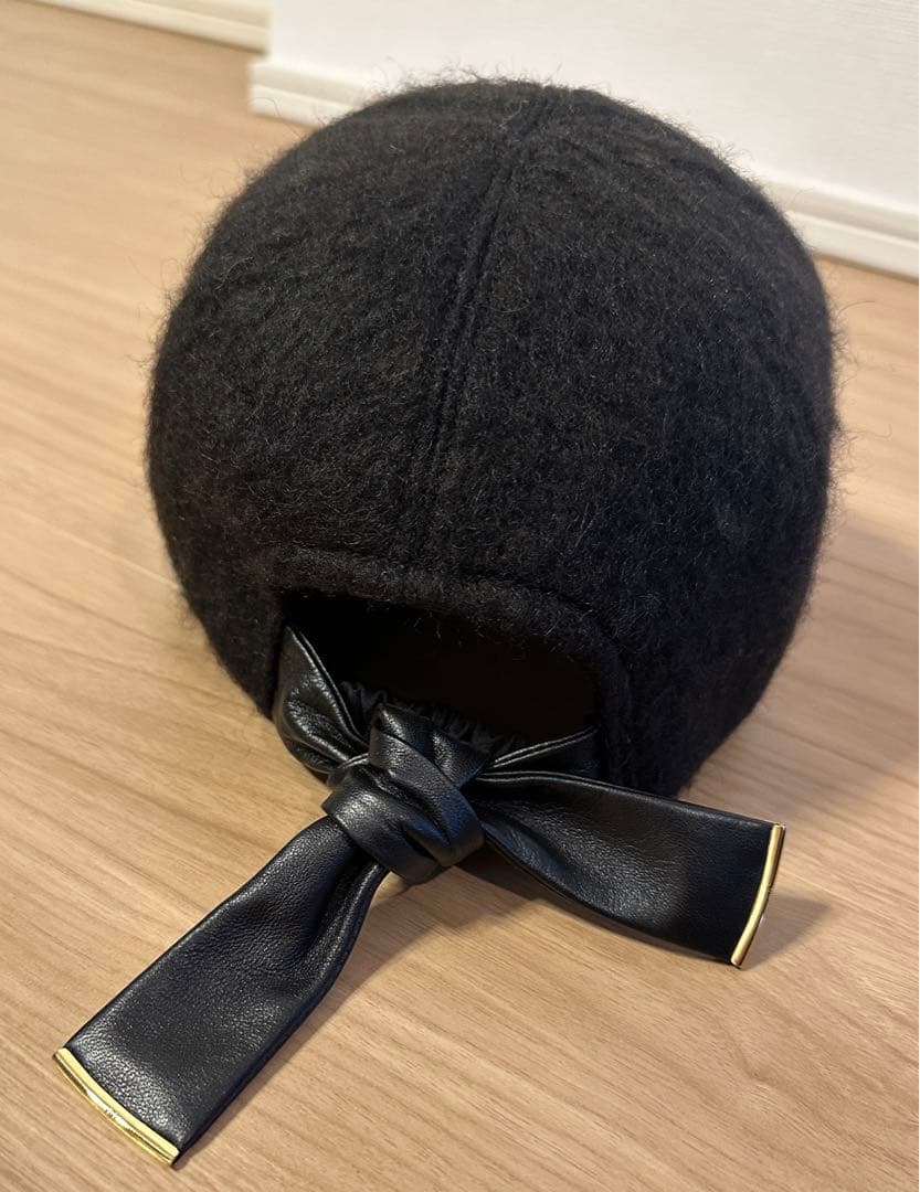 ENTWURFEIN エントワフェインAGATA キャップ　ブラック