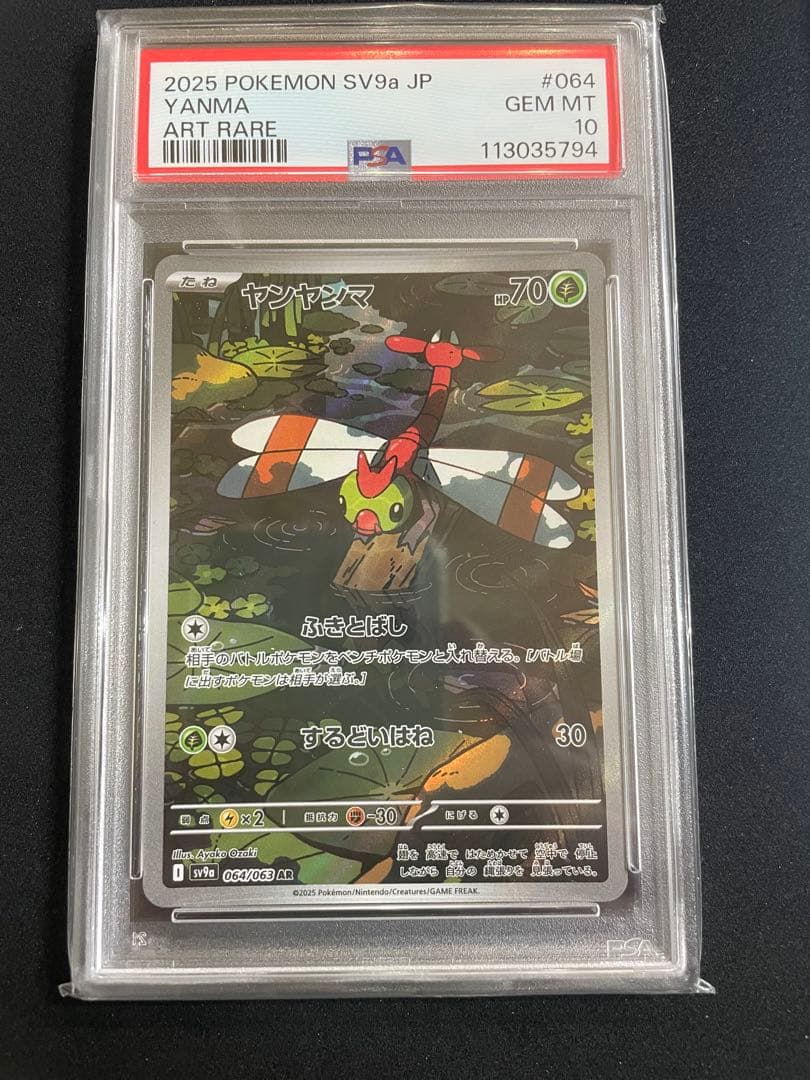 ヤンヤンマAR メガヤンマex SAR PSA10 連番