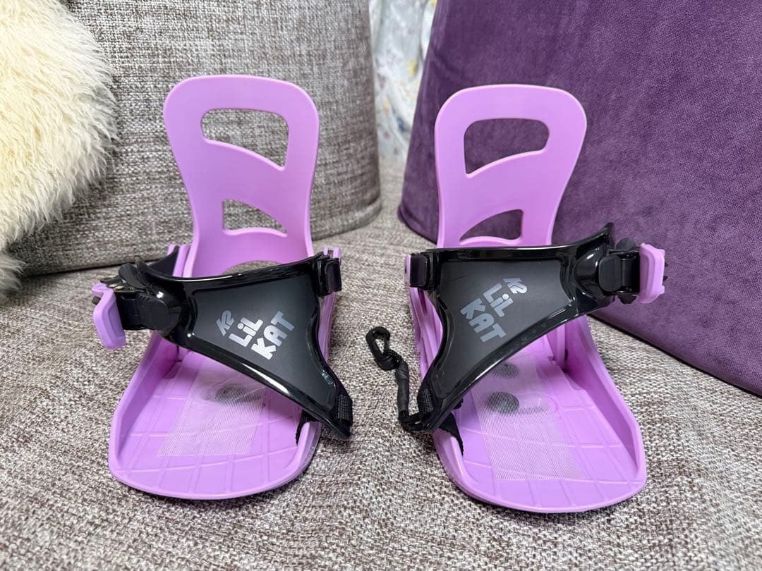 K2 Lil Kat ビンディング 120cm板 セット キッズ用 紫