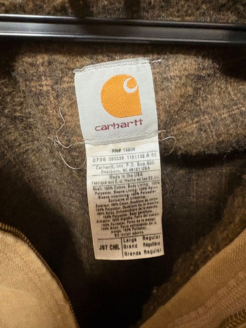 s*a様 Carhartt カーハートデトロイトジャケットJ97CML