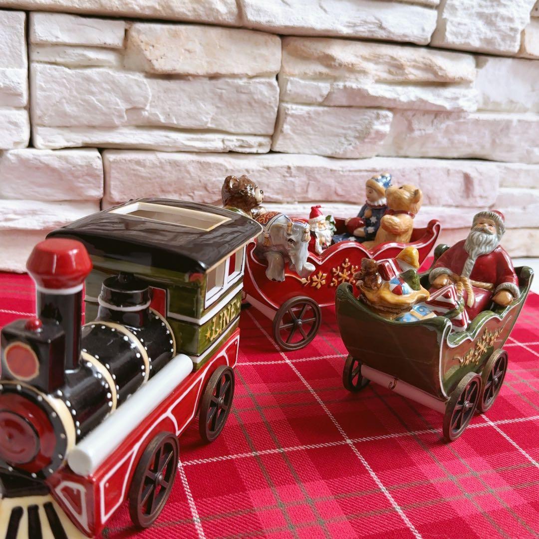 Villeroy & Boch 汽車とサンタと動物達　置き物