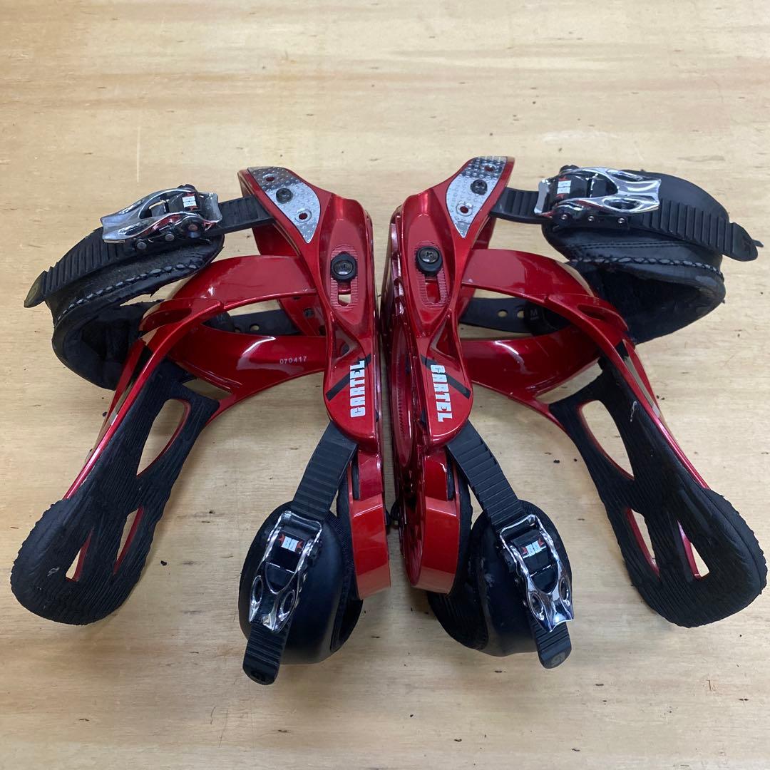 Burton CARTEL スノーボードビンディング レッド