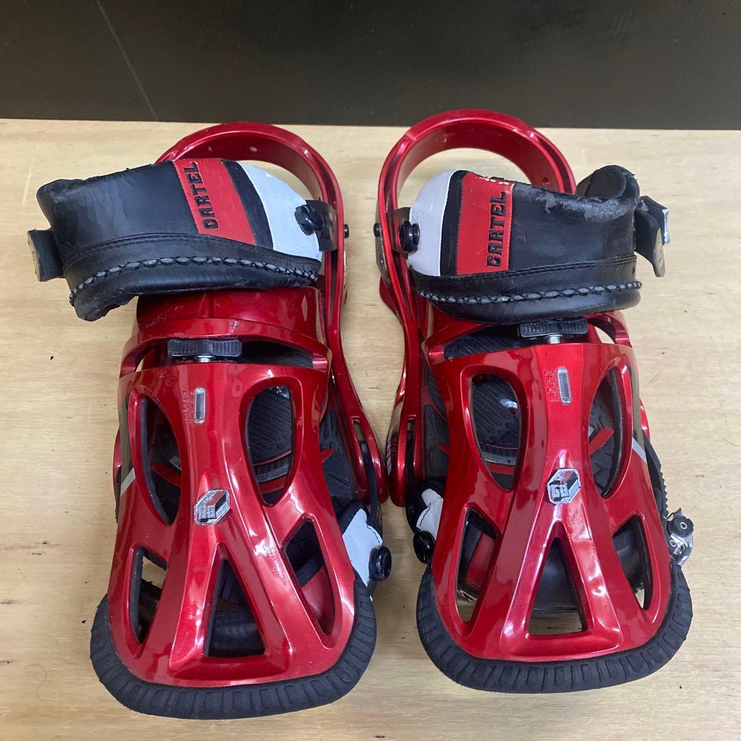 Burton CARTEL スノーボードビンディング レッド