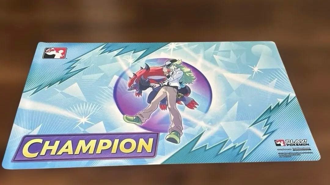 り*。様 【新品未使用】ポケモンカード ポケカ N ゾロアーク 海外 プレイマッ