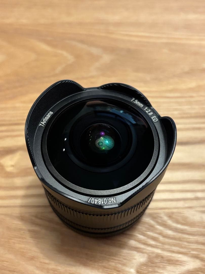 7Artisans 7.5mm F2.8 FISH-EYE II ソニー　レンズ