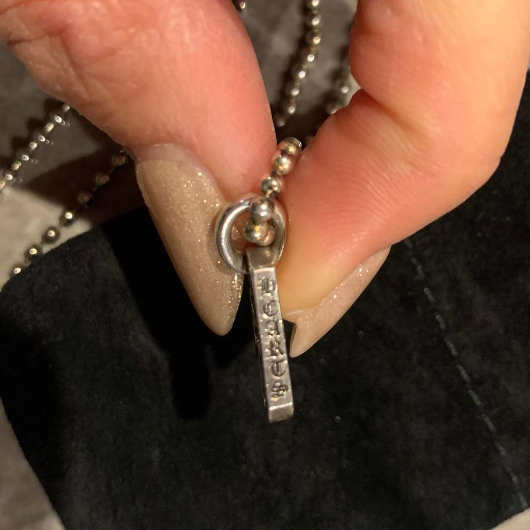 ChromeHearts クロムハーツカットアウトクロスドックタグタイニー