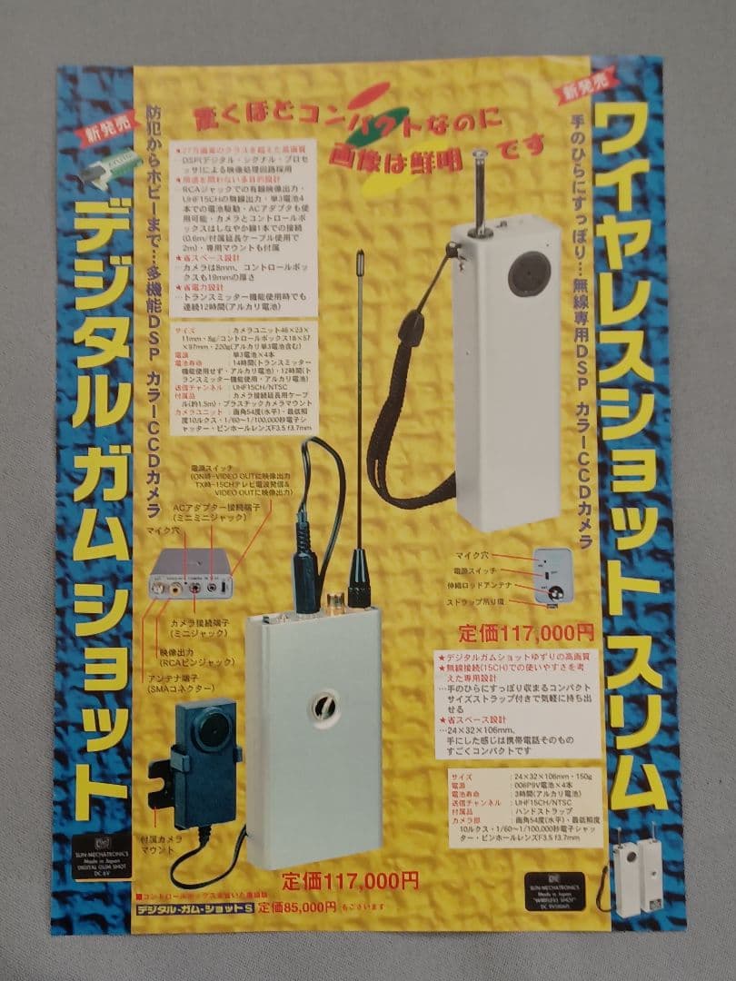 デジタル・ガム・ショット (小型カメラ)。