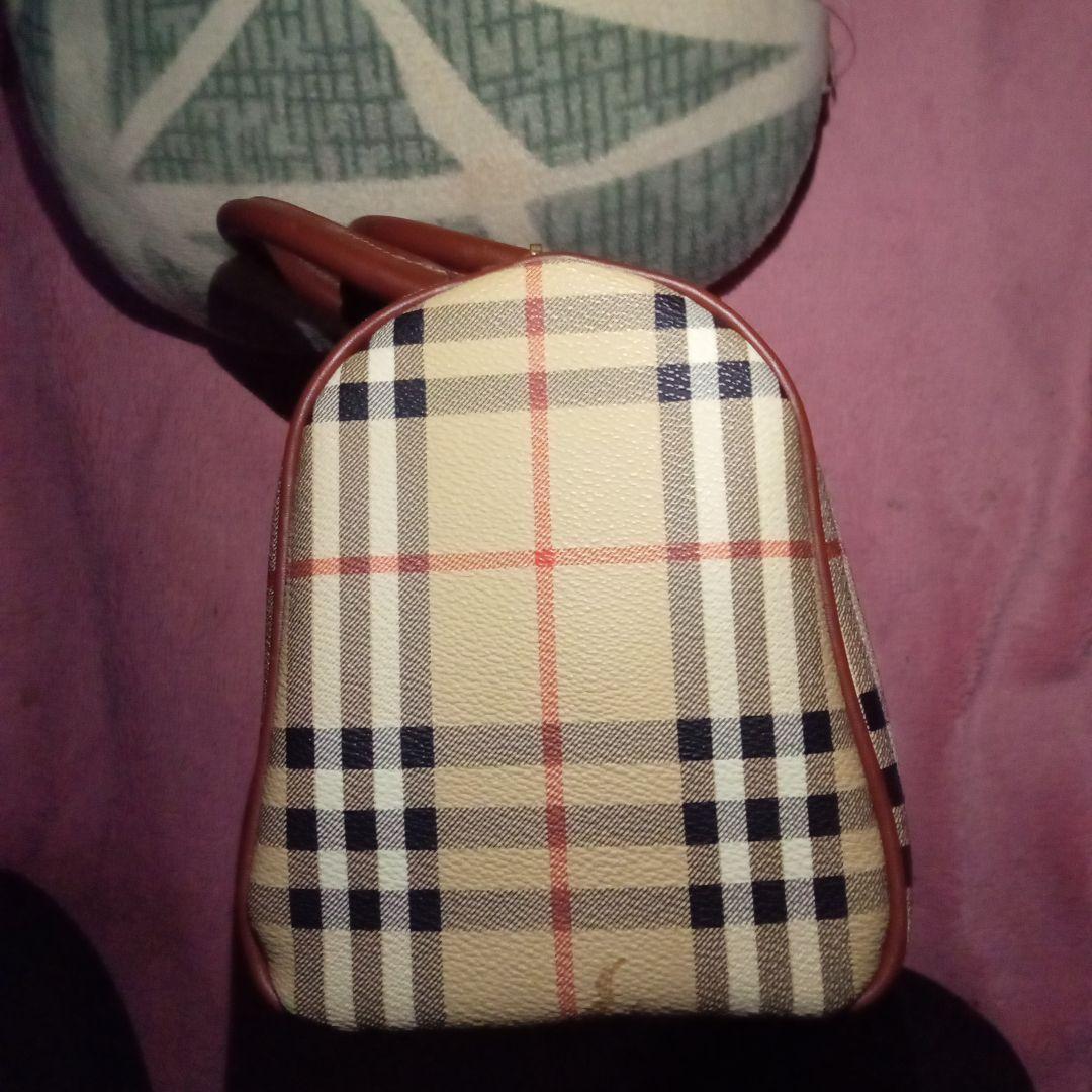 Burberry ミニボストンバッグ シャドーホース入り