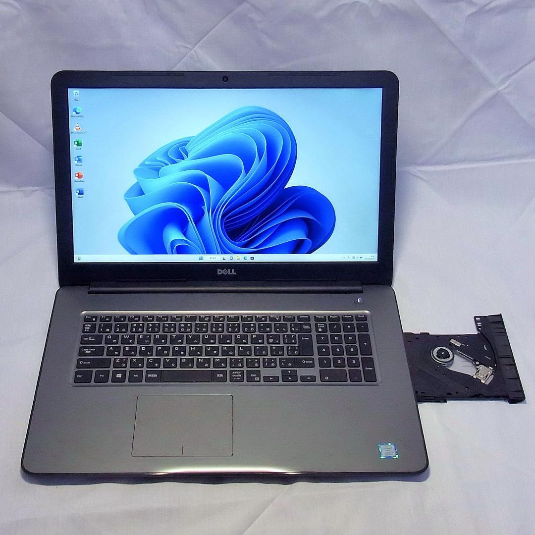 【年末年始も発送OK】17型デルノートパソコン／第7世代／i7／32GB／SSD