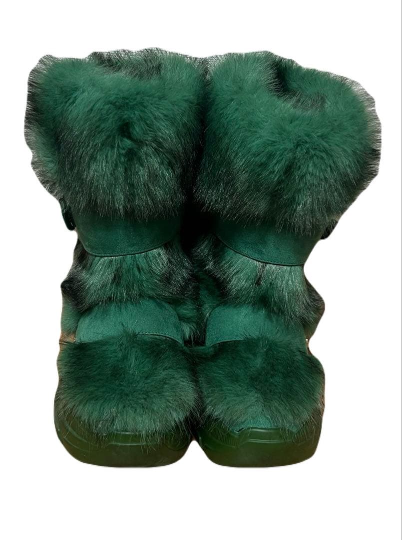 靴 YELLO MOLO SHORT BOOTS Green Msize