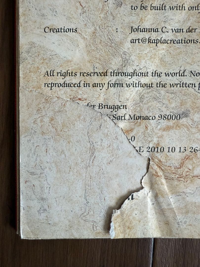 カプラ KAPLA 木箱 赤 デザインブック 木製 積み木